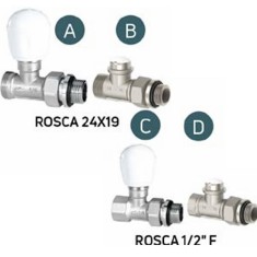 Válvula Reta Full Termostática