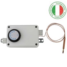 Caixa Elétrica com Termostato de Segurança para Proteção da Bomba de Baixa Temperatura
