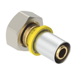 Conector Fêmea com Porca Giratória para Gás