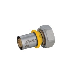 Conector Fêmea com Porca Giratória para Gás