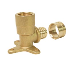 Cotovelo Base Fixa Curto 3 Abas