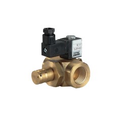 Eletroválvula Compacta para Gás Corpo em Cobre - Programável Manualmente