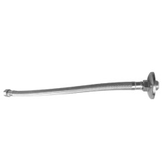 Engate Flexível com Trama em Aço Inox para Aquecedor Macho - Fêmea - com Canopla