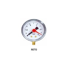 Manômetro Reto 1/4"