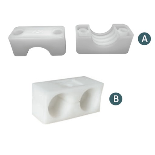 Suporte para Tubo Duplo