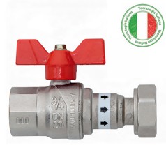 Válvula de Esfera com Retenção